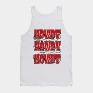 Howdy, Howdy, Howdy, with a rope lasso Tank Top